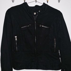 Express Black Jean Jacket!